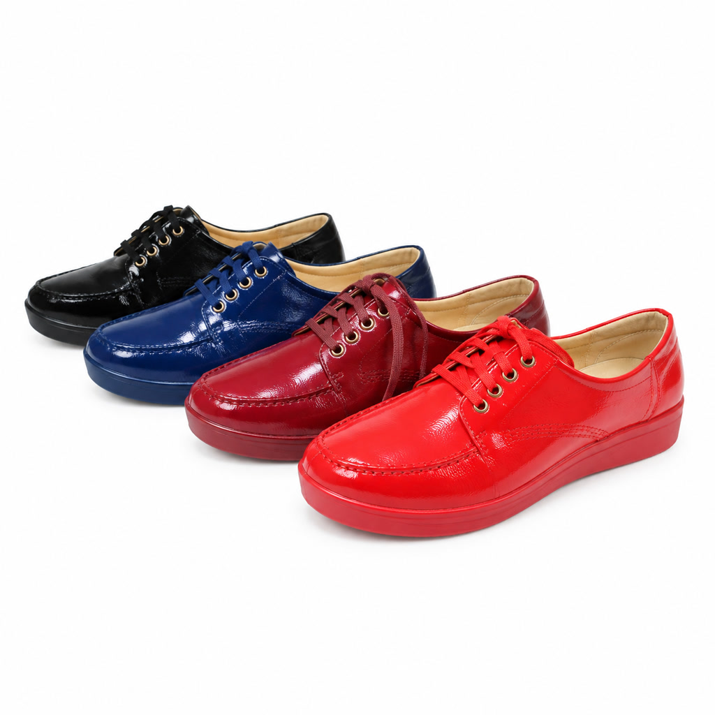 [02MT31293] Zapato de charol para dama en cuatro colores