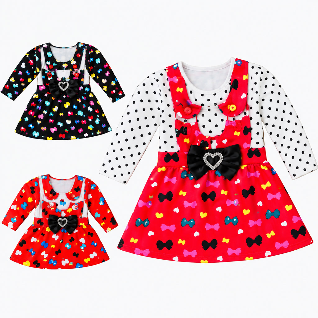 Vestido de ponchito para niña