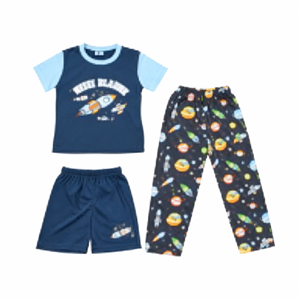 [170-140204] Pijama de tres piezas del espacio