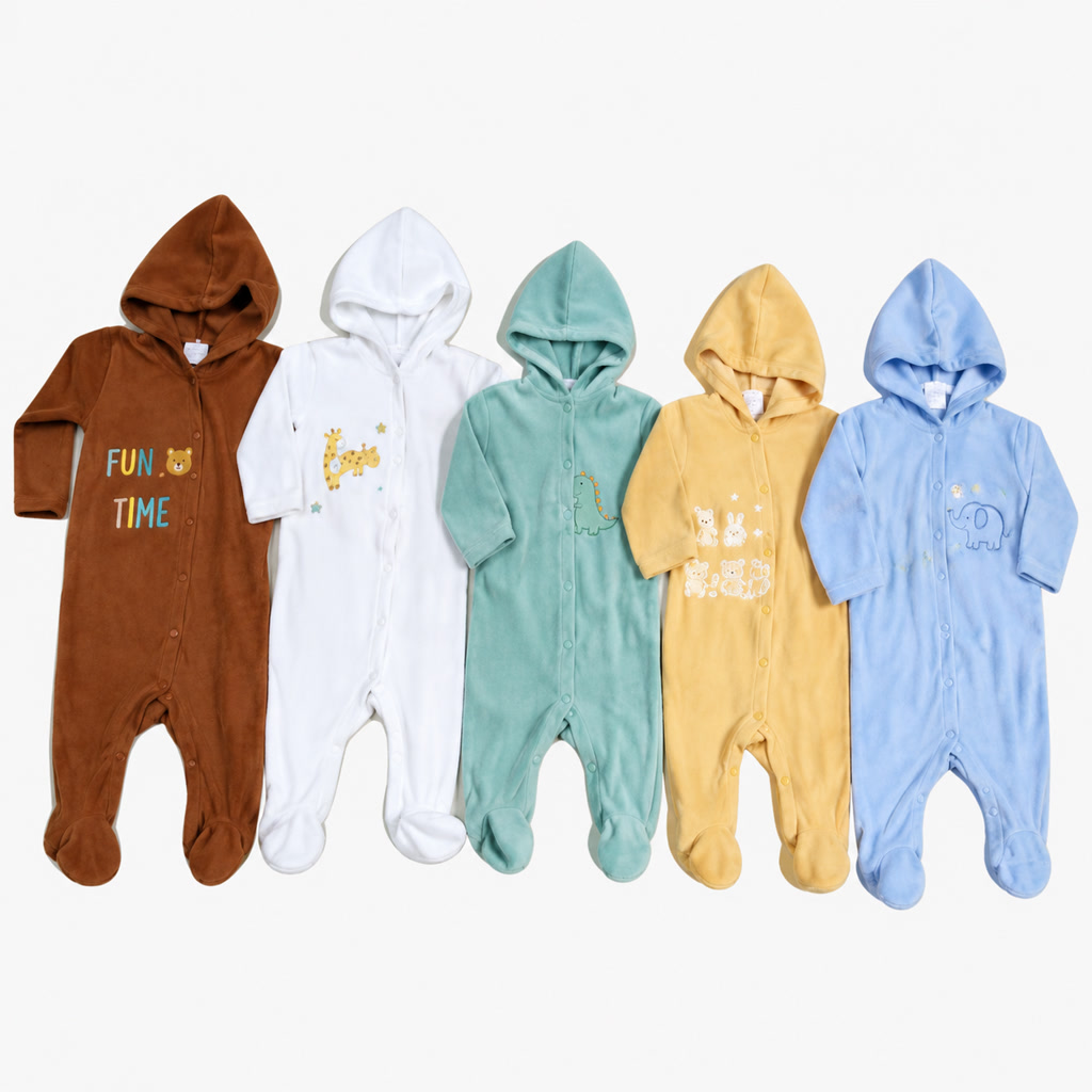 [SL86] Pijama de toalla con capucha