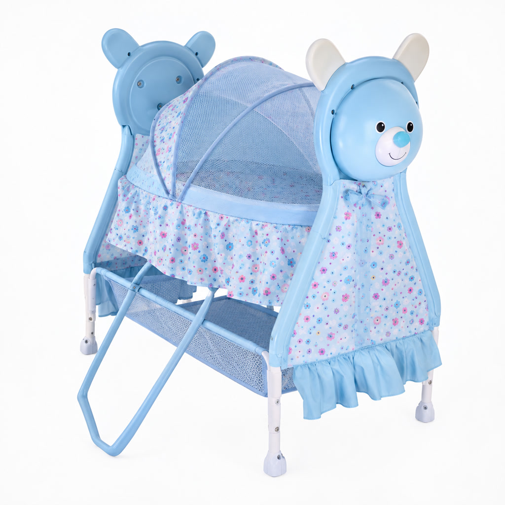 [BM007] Moisés para bebé celeste