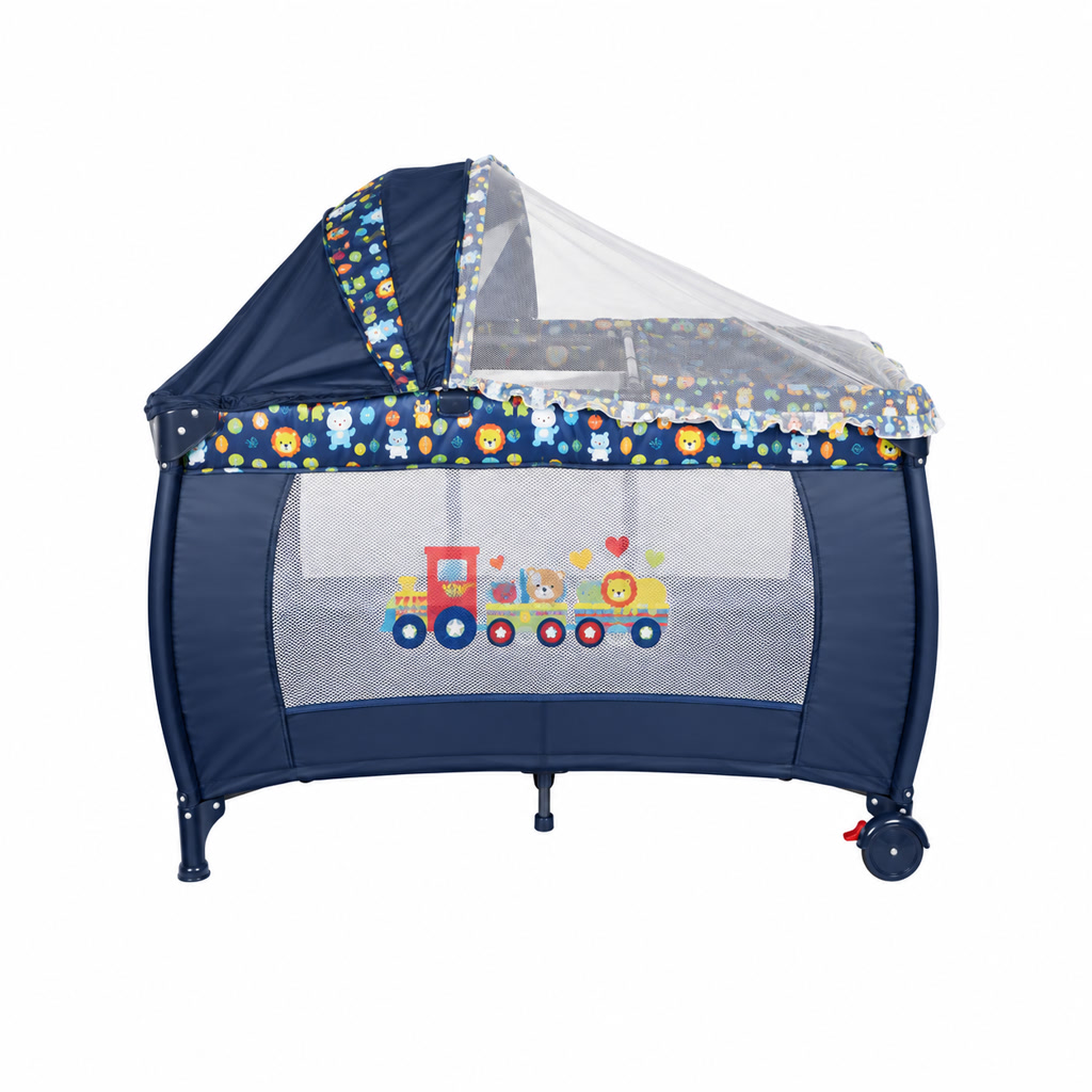 [BN91] Corral WonderBaby azul con animalitos