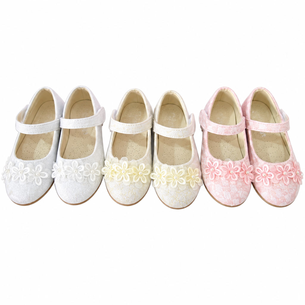 [DLM23-1075] Zapato de charol Oxford para niña con moño de tul frontal (26-30)