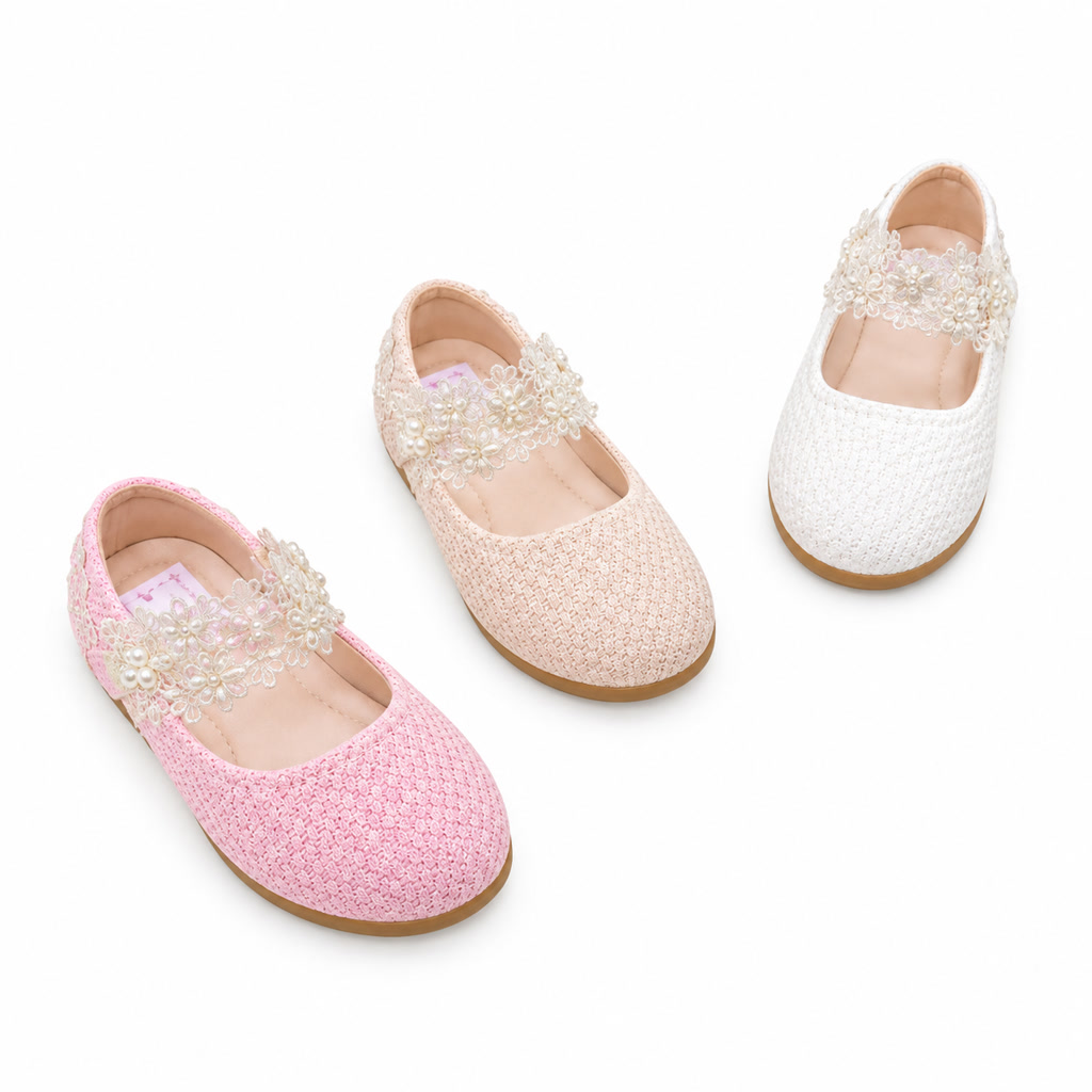 [DLM-2282] Zapato de charol para niña con adorno pequeño sobre correa delantera (26-30)