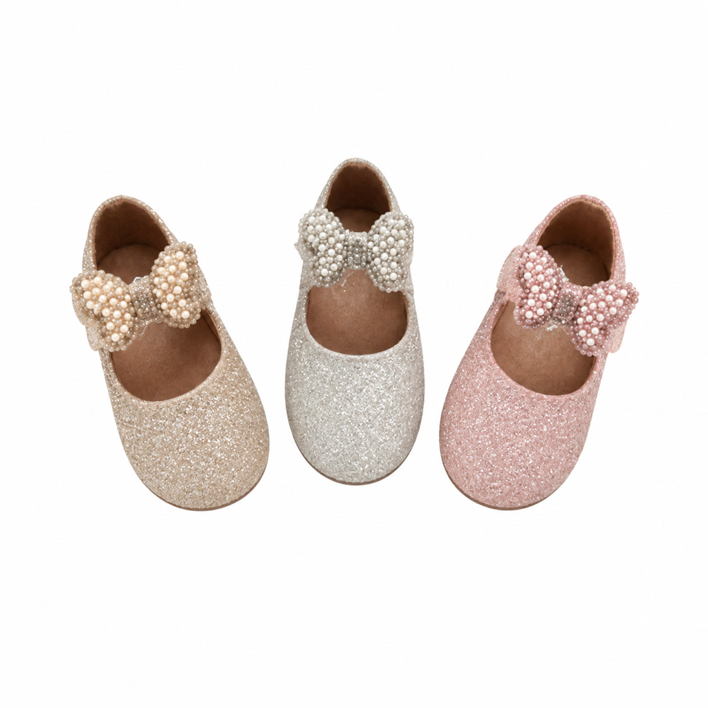 [DLM-1433] Zapato de charol para niña con flor grande en la correa (26-30)
